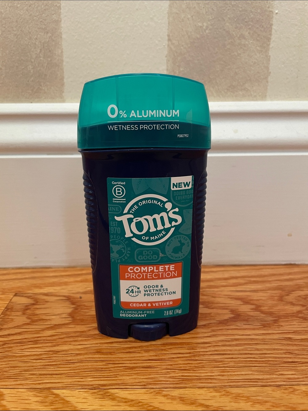 Complete Protection Deodorant - Cedar & Vetiver (Teal/Black)